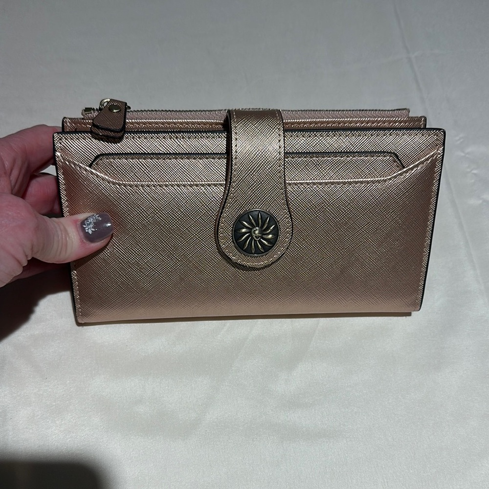 Elegant Rose Gold Women's Wallet